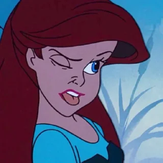 😜 disney princesses, стикер Telegram 9 из 36