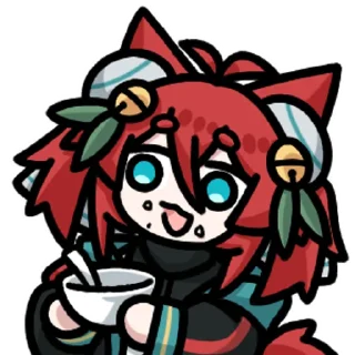 🍚 快乐茶狗 @zhaxia_cn, стікер Telegram 6 з 16