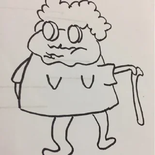 👵 gastør edisi drawing, стикер Telegram 9 из 61