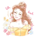 😇 Beauty and the Beast (Romantic), sticker Telegram 13 sur 41