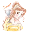 🍷 Beauty and the Beast (Romantic), sticker Telegram 16 sur 41