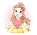 ❤ Beauty and the Beast (Romantic), sticker Telegram 11 sur 41