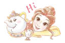 👋 Beauty and the Beast (Romantic), sticker Telegram 12 sur 41