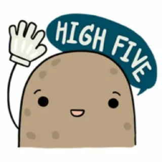 👋 Cute Potato || @MoiStickers, Telegram sticker 18 of 29