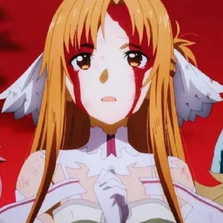 🌨 Asuna @xvieravelyn @ecchistickers, Telegram sticker 9 of 62