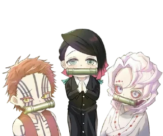 🙏 KNY Chibi ➜ @animee_stickers, стикер Telegram 21 из 60