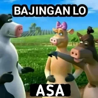 🐷 @grupbiasaja, стікер Telegram 1 з 84