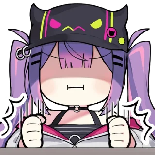 👾 Towa Ch. 常闇トワ Member Stickers, sticker Telegram 16 sur 17