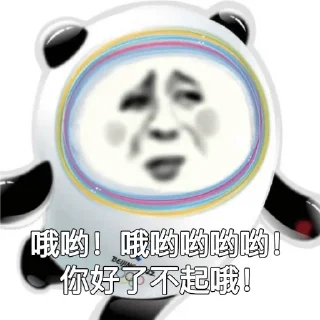 冰墩墩和铁憨憨🐼 @HRfrog