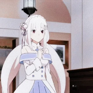 🎐 Emilia - @cylsdiarys, sticker Telegram 9 sur 30