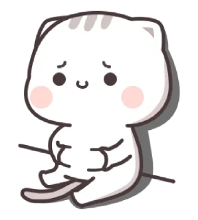 😞 Cutie Cat - Chan 3 @noustiker, стикер Telegram 10 из 25