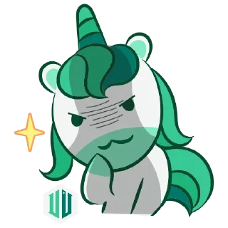 🥴 Unicorn, sticker Telegram 9 sur 20