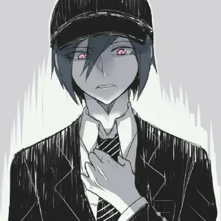 😕 Pregame Shuichi Saihara, стикер Telegram 6 из 50