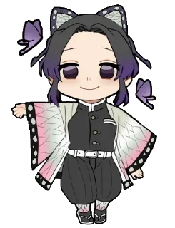 🦋 Shinobu Kochō - @MikuNakano04, стикер Telegram 19 из 35