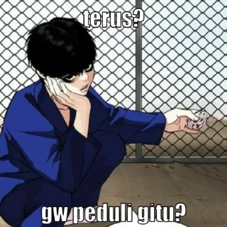 🖕 Lookism, Telegram sticker 21 of 21