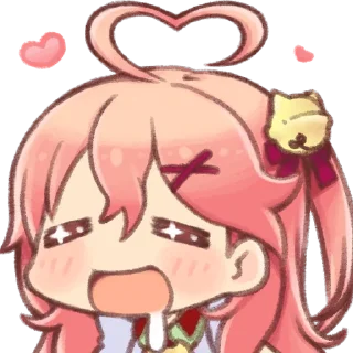 💮 Miko Ch. さくらみこ Member Stickers, sticker Telegram 24 sur 40