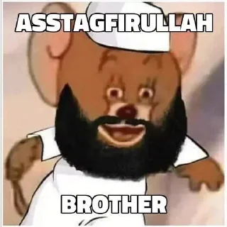 🧕 Islamic sticker 😂, sticker Telegram 7 sur 16