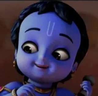 🍼 little krishna @darkluvs, стикер Telegram 11 из 17