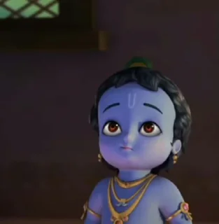 🍼 little krishna @darkluvs, стикер Telegram 16 из 17