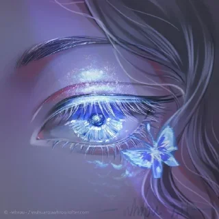 😭 @wallpaper_kid @Anime_Sticker_noob anime eyes, sticker Telegram 9 sur 67