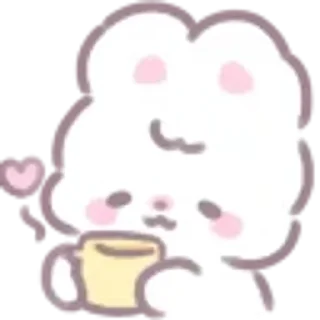 ☕ Cloudy Kitty 💗 [@CuteStickerStore], стікер Telegram 13 з 27