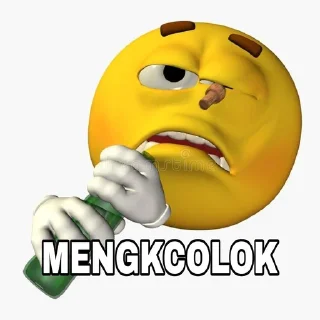 😵 Meme meng meng 😎🤟🏿 @mengterkanjoet, стікер Telegram 18 з 111