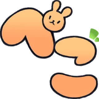 🐰 Pekora Ch. 兎田ぺこら Member Stickers, sticker Telegram 17 sur 27