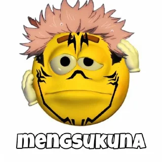 🥵 Meng versi jjk 😎🤟🏿@mengterkanjoet, стікер Telegram 8 з 21
