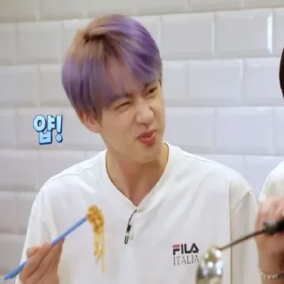 🥪 seokjin kim @stikeraibkpop, sticker Telegram 5 sur 50