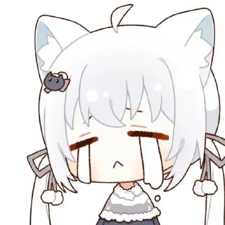 😭 木子喵可爱捏！, sticker Telegram 2 sur 21