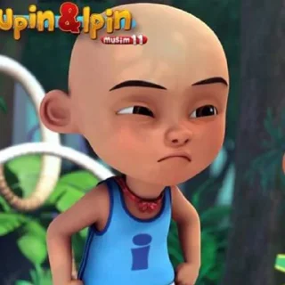 👥 Upin Ipin sungkem @foolssticker, стикер Telegram 22 из 120