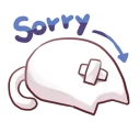 🙇 Nyan Nyan White Nyan, Telegram sticker 16 of 41