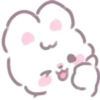 👍 Cloudy Kitty 💗 [@CuteStickerStore], стікер Telegram 8 з 27