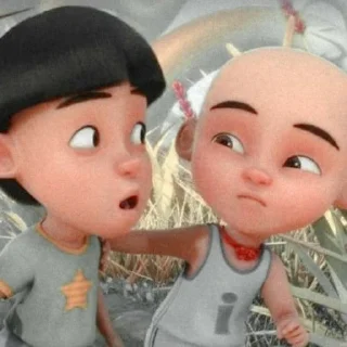 😔 Upin + Ipin @wontobey, Telegram sticker 16 of 39