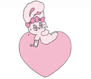 🐰 @ikmut: Esther Bunny, Bow Bunny Series. ♡, Telegram sticker 21 of 31