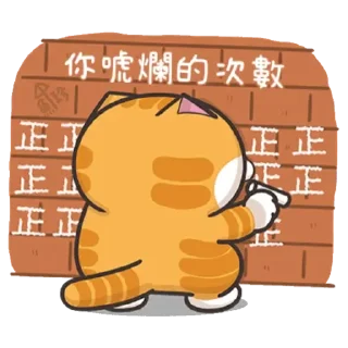 🤨 白爛貓信息貼圖, sticker Telegram 11 sur 24