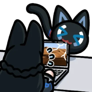 🌚 安安同同, стикер Telegram 6 из 16