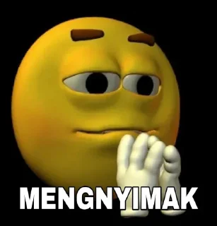 ☺️ @yorvantex meme meng meng kak, стикер Telegram 5 из 81