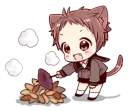 🍂 Naughty cat ear boy @stickerscar, Telegram sticker 12 of 40