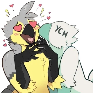 😍 Polo the Fluffy Birb! (Remroto), Telegram sticker 3 of 49