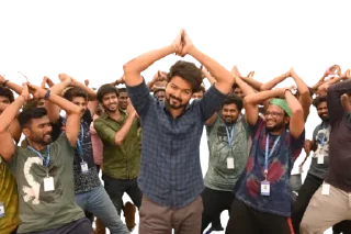 🙏 Thalapathy vijay || @Goku_ke_stickers, Telegram sticker 22 of 39