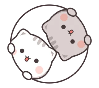 🙃 Cutie Cat-Chan Three @bistic, Telegram sticker 14 of 24