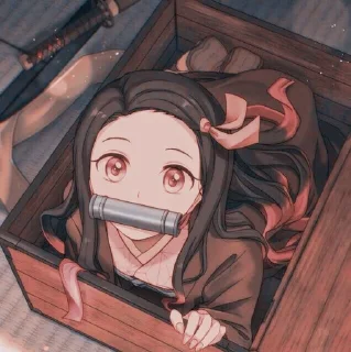 🌸 Nezuko Kamado @angkringanfareyya, стикер Telegram 20 из 30