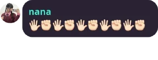 🫶 nana punya 🫶🏻, sticker Telegram 9 sur 32