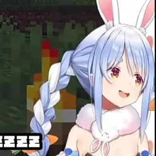 🐰 Usada Pekora @VtuberSticker, sticker Telegram 2 sur 30