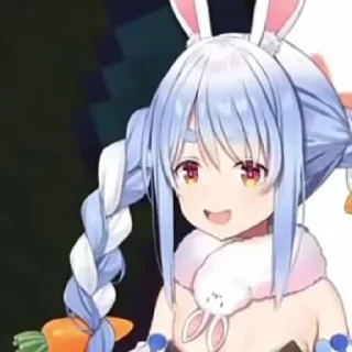 🐰 Usada Pekora @VtuberSticker, sticker Telegram 6 sur 30