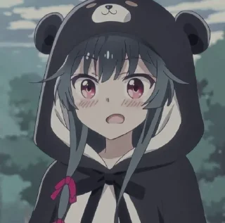 🐻 Yuna Kuma Unfilt ーׁ̫ׅ @elshinhere @virtualkudankmu, стикер Telegram 12 из 31