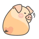 😒 PIGPIG & GuaGua Prt.1-2 (FULL) [英文] @WSZB_Stickers, стікер Telegram 24 з 59