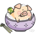 🍗 PIGPIG & GuaGua Prt.1-2 (FULL) [英文] @WSZB_Stickers, стікер Telegram 16 з 59
