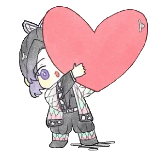 ❤️‍🔥 Shinobu Kochō - @MikuNakano04, Telegram sticker 12 of 35